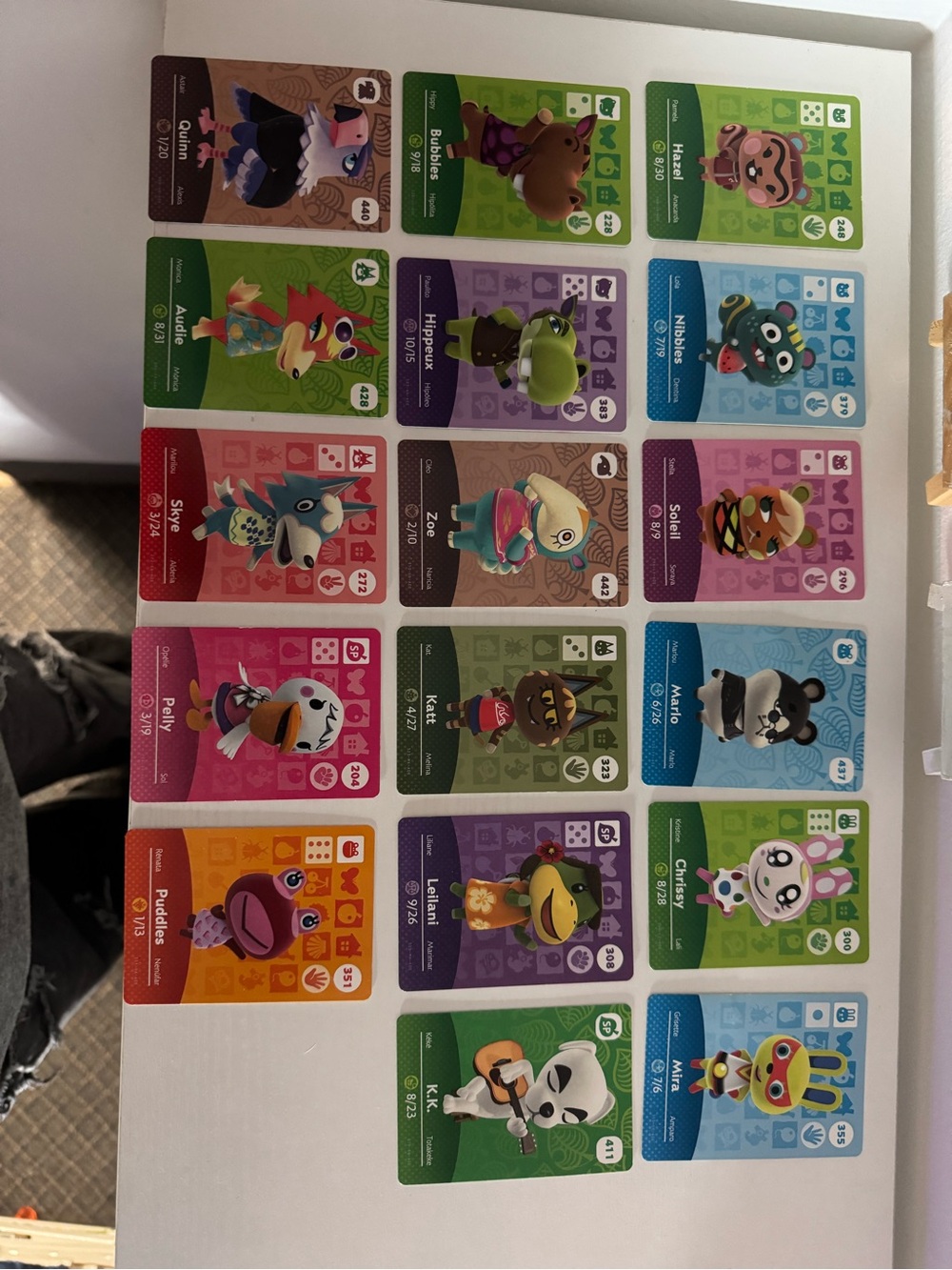 Animal Crossing Card Set - amiibo cards set of 17